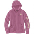 Women's Sweatshirt Clarksburg Sleeve Logo Hooded Woodrose 102791