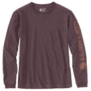 Women's Shirt WK231 Workwear Sleeve Logo Long Sleeve Blackberry Heather 103401