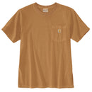 Shirt Relaxed Fit Lightweight Short-Sleeve Garment Dyed Pocket T-Shirt Brown
