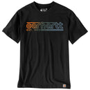 Relaxed Fit Lightweight Short-Sleeve Logo Graphic T-Shirt Black 106538