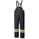 Pant Bib FR Hi-Vis PU Stretch Black 5895BK