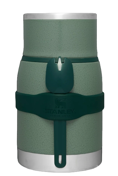 Adventure To-Go Food Jar + Spork 24 OZ Hammertone Green 10-10835-001