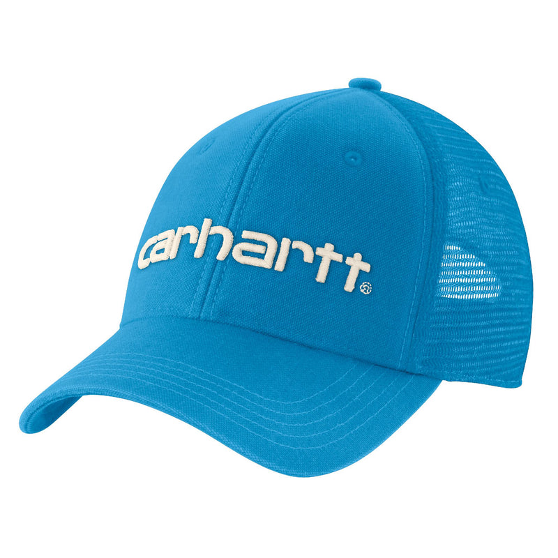 Canvas Mesh-Back Logo Graphic Cap Atomic Blue 101195