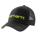 Hat Canvas Mesh-Back Logo Graphic Cap Black/Asphalt 101195