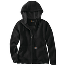 Women's Sweatshirt Clarksburg Hooded Zip Black 102788