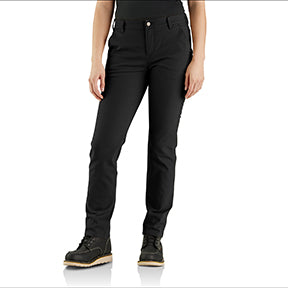 Women's Pant Rugged Flex Relaxed Fit Canvas Black 105113