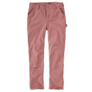 Women's Pant Rugged Flex Relaxed Fit Canvas Double Front Rose Tint 105999