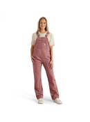 Women's Work Overall Loose Fit Canvas Rugged Flex® Double Knee Rose Tint 106001
