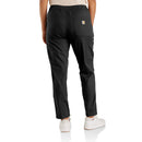 Woman's Carhartt Force® Relaxed Fit Ripstop Work Pant Black 106194