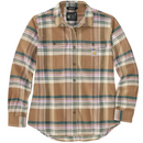 Women's TENCEL™ Fiber Series Relaxed Fit Long-Sleeve Flannel Shirt Flaxseed 106447