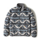 Women's Loose Fit Fleece Pullover Yellowtail Mountain Print 106470