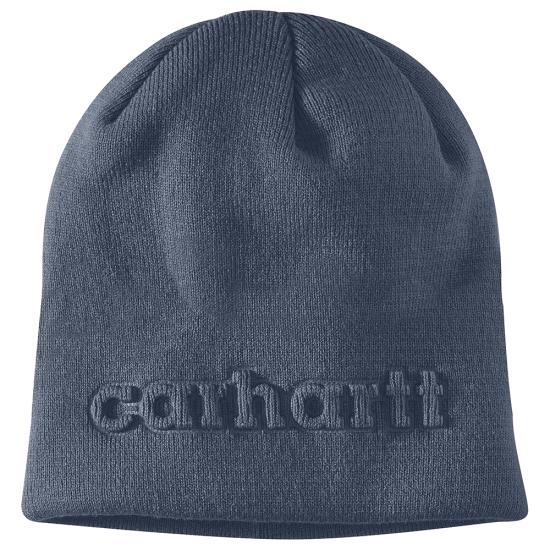 Toque Beanie Knit Embossed Bluestone 107002