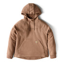 Women's Force Oversized-Fit Fleece Hooded Sweatshirt Soft Sepia 107142