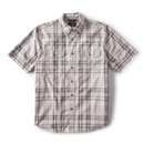 Shirt Fort Loose SS Plaid Shirt Gray 107273