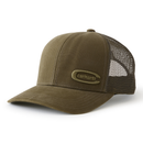 Hat Canvas Mesh-Back Embossed Cap Burnished Log 107341