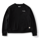 Women's Loose Fit Sawyer Crewneck Sweatshirt Black 1074715