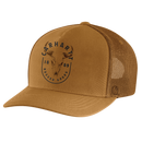 Hat Canvas Mesh-Back Skull Graphic Cap Brown 107474