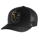 Hat Canvas Mesh-Back Skull Graphic Cap Black 107474