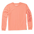 Women's Irvine Loose Long Sleeve Logo T-Shirt Fire Coral 107742