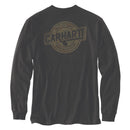 Irvine Relaxed Camo Badge Long Sleeve T-Shirt Black 107786