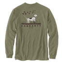 Irvine Relaxed Fit Pointer LS T-Shirt Dusty Olive 107820