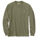 Irvine Relaxed Fit Pointer LS T-Shirt Dusty Olive 107820