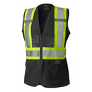 Women's Safety Vest Hi-Vis Black 139BK