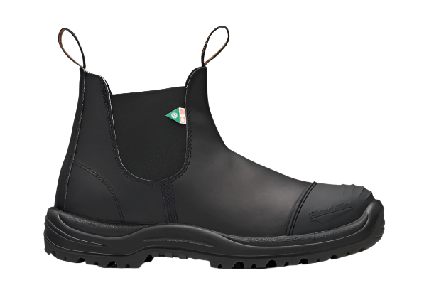 Blundstone Work & Safety Boot Rubber Toe Cap Black 168