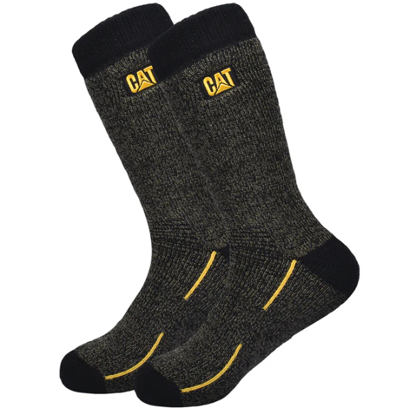 Sock Heavyweight Wool Boot Sock 2pk Black 43CT510131TA