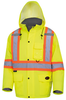 Hi-Vis Winter Quilted Safety Parka Hi-Vis Yellow/Green 5031