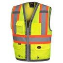 Surveyors Safety Vest Hi-Vis Mesh-Back Yellow 6673
