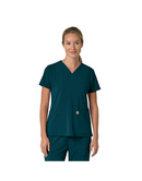Scrub Top Women's Force Cross-Flex Flex Panel Caribbean C13210