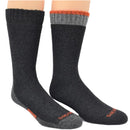 Sock Four Season Cushion Crew Black/Orange 2 Pack DK02MC1009