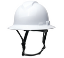 Hard Hat Ridgeline Full Brim Type 2 with Integrated Chin Strap White HPT256110