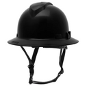 Hard Hat Ridgeline Full Brim Type 2 with Integrated Chin Strap Black HPT256111
