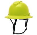 Hard Hat Ridgeline Full Brim Type 2 with Integrated Chin Strap Hi-Vis Lime HPT256131