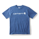 Loose Fit Heavyweight Short-Sleeve Logo Graphic T-Shirt Dark Tranquil Blue K195