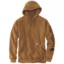 Sweatshirt Midweight Signature Sleeve Logo Hooded Carhartt Brown K288