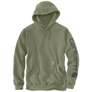 Sweatshirt Midweight Signature Sleeve Logo Hooded Dusty Olive K288
