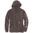 Sweatshirt Midweight Signature Sleeve Logo Hooded Dark Clove K288
