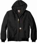 Firm Duck Flannel-Lined Active Jac Loose Fit Black J140