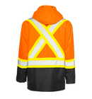 Jacket Hi-Vis 300D Waterproof Windproof Orange RJ90OB