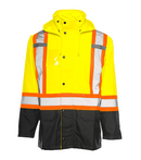 Jacket Hi-Vis 450D Waterproof Windproof Green RJ90YB