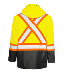 Jacket Hi-Vis 450D Waterproof Windproof Green RJ90YB