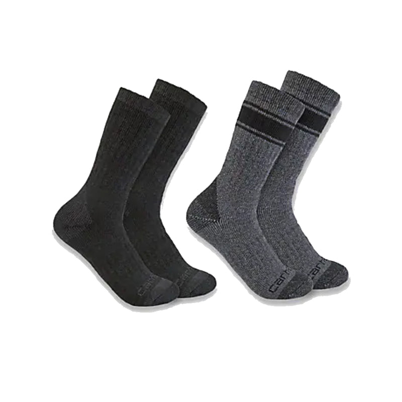 Sock Cold Weather Heavyweight Crew 4 Pack Charcoal SC1054