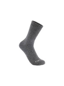 Sock Midweight Synthetic-Wool Blend Colorblock Crew 2-Pack Grey SC9622M