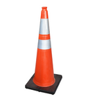 Traffic Cone PVC 36" with Reflective