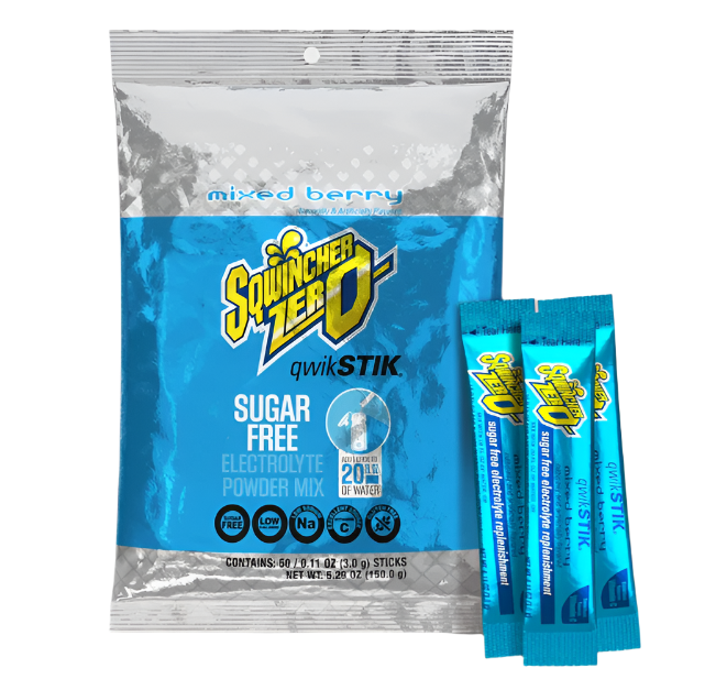 Qwik Stik® ZERO – Sugar Free Hydration Powder Packet 50PK