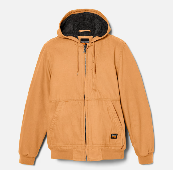 Jacket Hooded Lined Canvas Gritman Dark Wheat TB0A1VB4