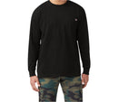 Shirt Long Sleeve Heavyweight Crew Neck Black WL450